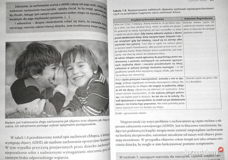 ADHD w szkole Marta Jerzak Artur Kołakowski Pozostałe