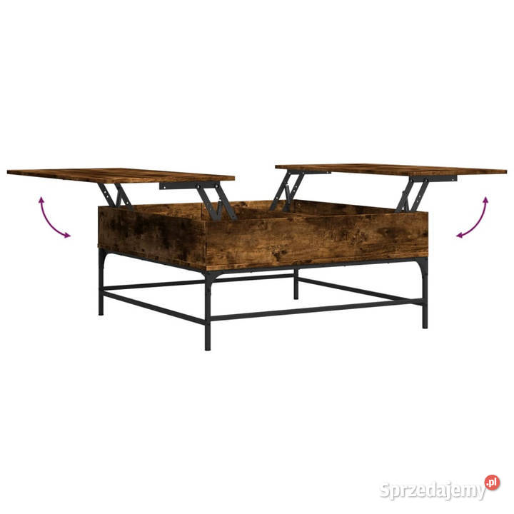 Stolik kawowy przydymiony dąb 95x95x45 WM3217066 mazowieckie