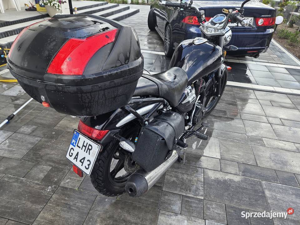 Motocyk Romet Soft Chopper 2 2018r kufry