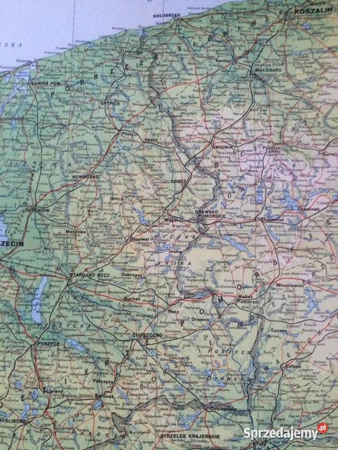 203 Mapa Województwa Szczecińskiego