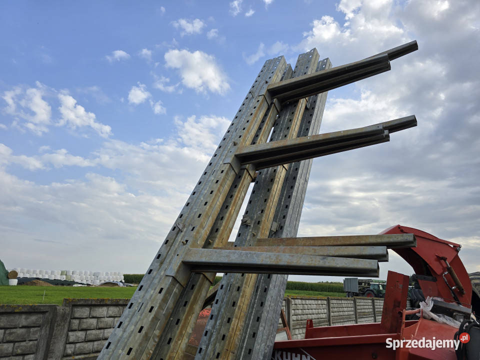 Regały wolnostojące duże 45 m h półki 1 m stopy Serwatki sprzedam