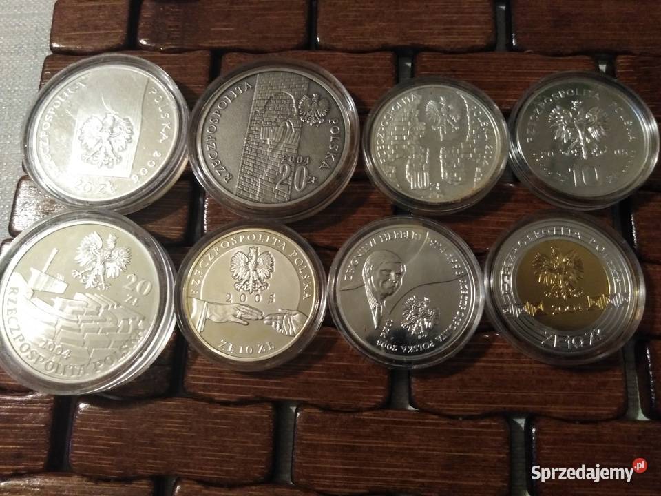 Monety 10 i 20 srebrne kolekcjonerskie Rydzewo