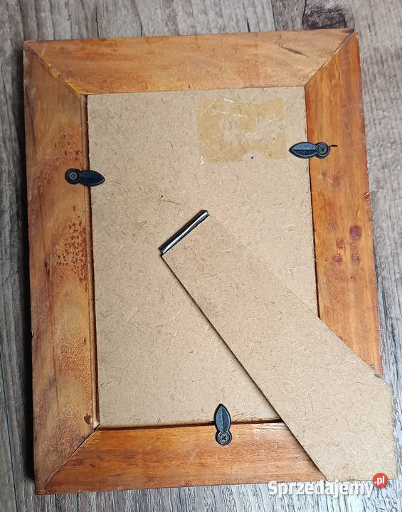 Ramka drewniana ze szkłem bambus dekor 205 x 155 sprzedam