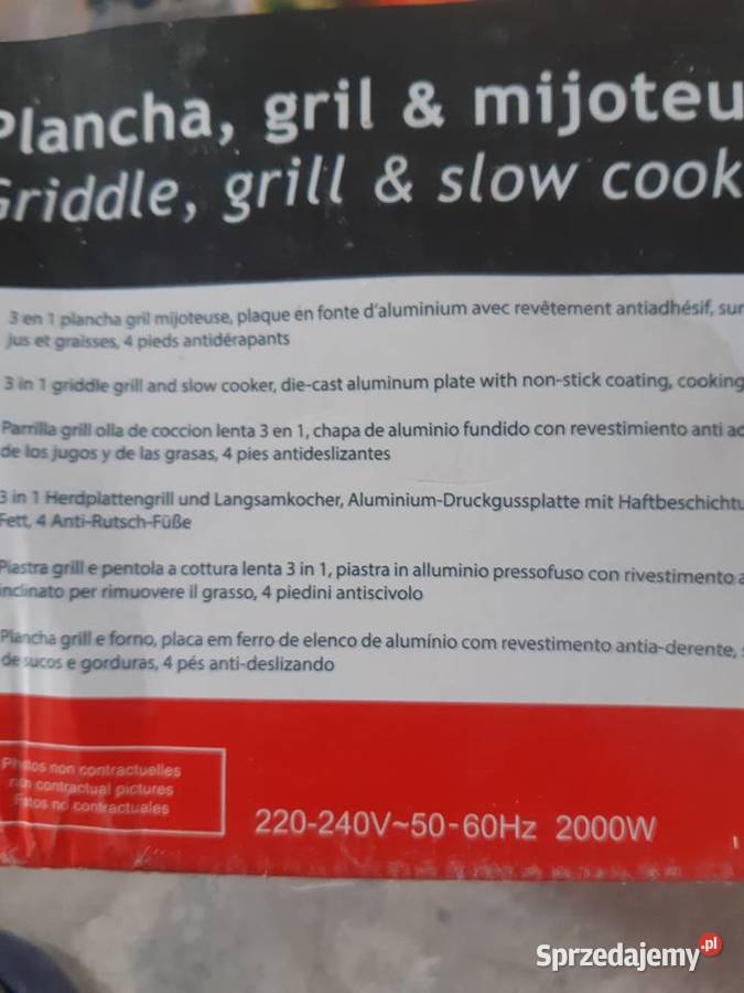 Patelnia gril 3w1 Lublin sprzedam
