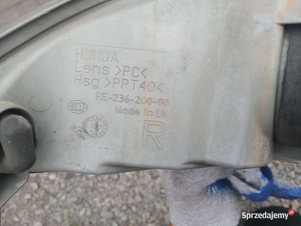 Reflektor lampa przód prawa Honda Accord 6 VI prawe małopolskie Radłów