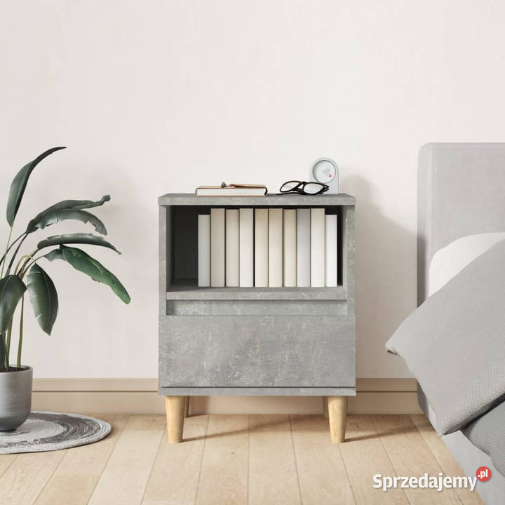 Szafka nocna szarość betonu 40x35x50 WM821802 Warszawa