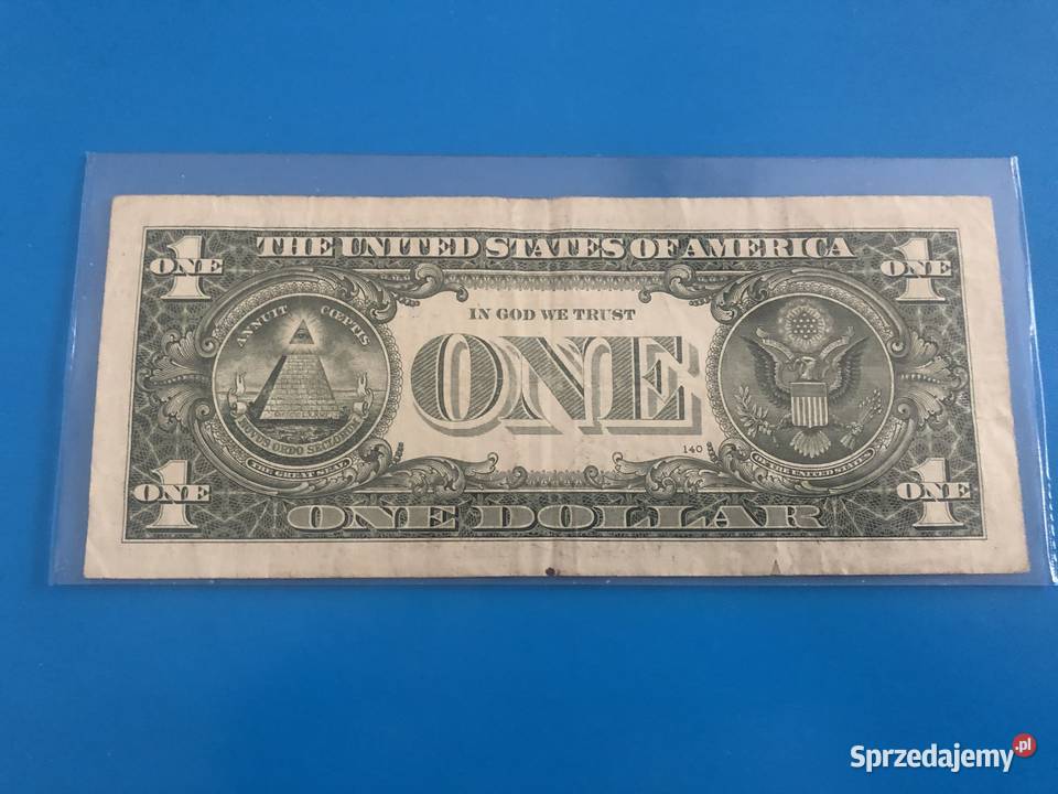 Banknot 1 dollar kolekcjonerski numer C39994777D Szczecin