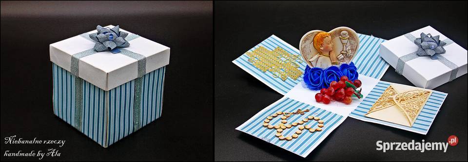 Exploding box chrzest ślub urodziny pudełko Kutno