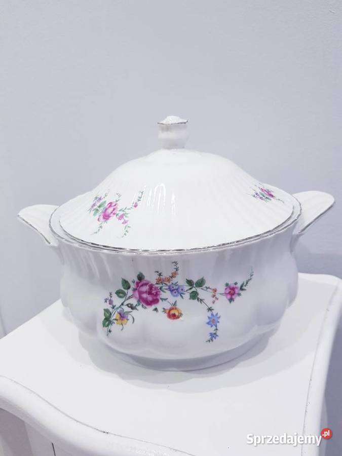 Porcelanowa waza z prlu Chodzież z delikatnym Dąbrowa Górnicza