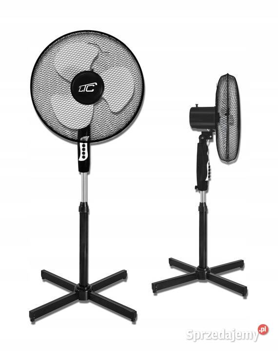 Wiatrak Wentylator Stojący Podłogowy Cichy Mocny czarny sprzedam