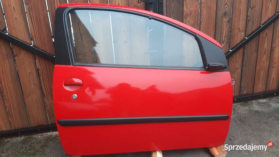 drzwi prawe peugeot 107 3 drzwi kompletne lak sprzedam