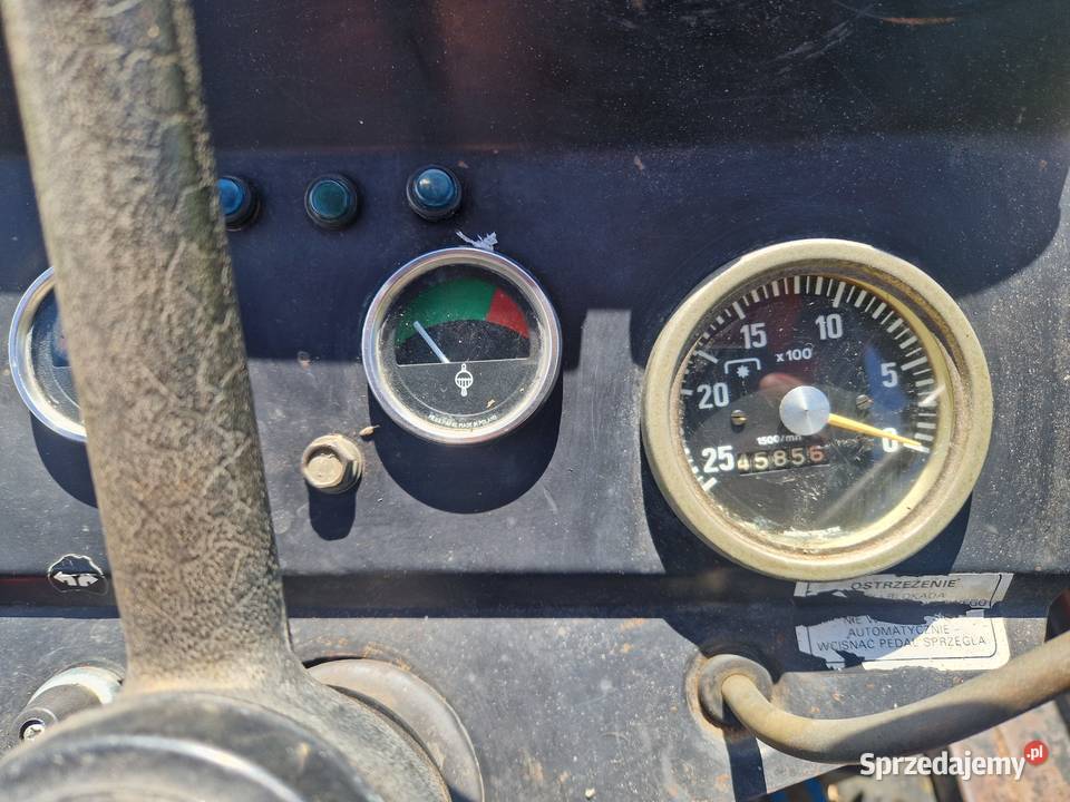 Traktor MF 255 nie pracował w polu był jako TAXI Wolbrom
