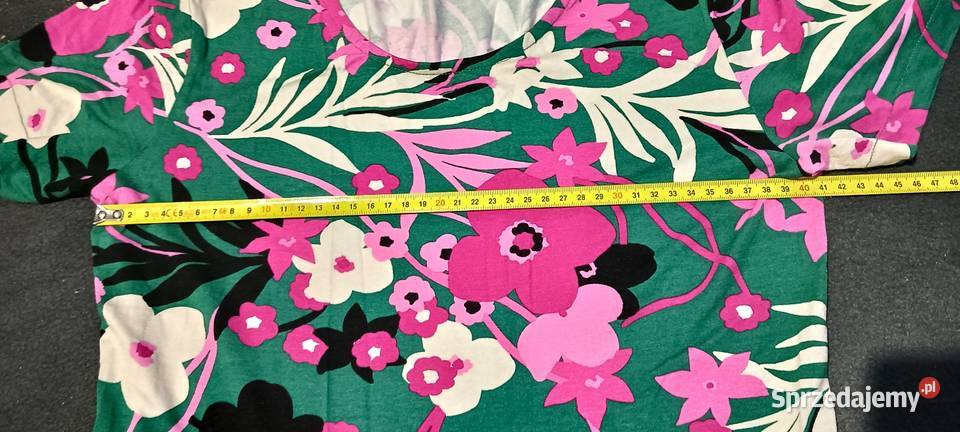 Rozkloszowana w kwiaty zielony Wrocław sprzedam
