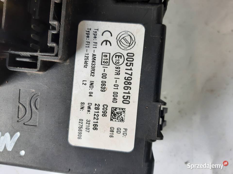 FIAT GRANDE PUNTO BSI BODY KOMPUTER 51798615 łódzkie Ksawerów