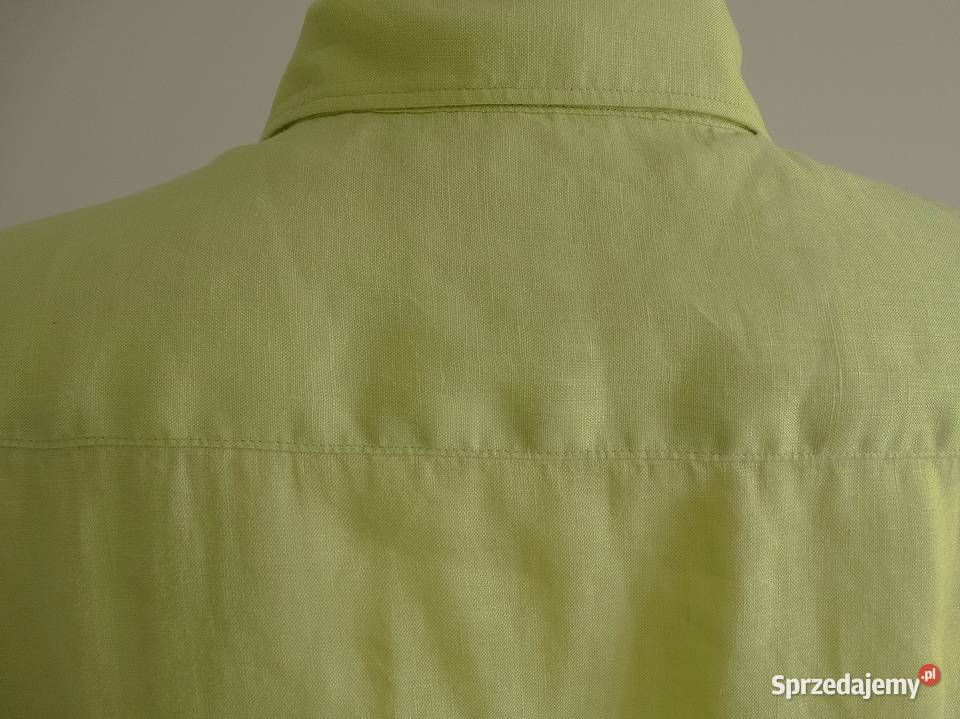 Koszula Tommy Hilfiger Lniana 100 Len Modny Łomża