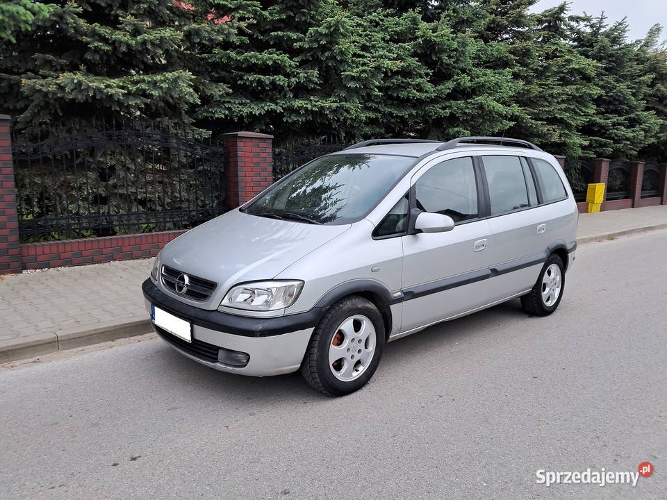 Opel Zafira 2.0DTI 101KM 2003r 1wł 7os Klima Relingi Ładna