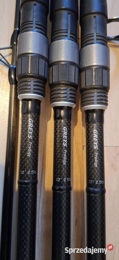 Wędki Greys Prodigy 12ft 25lbs Karbon Zielona Góra sprzedam