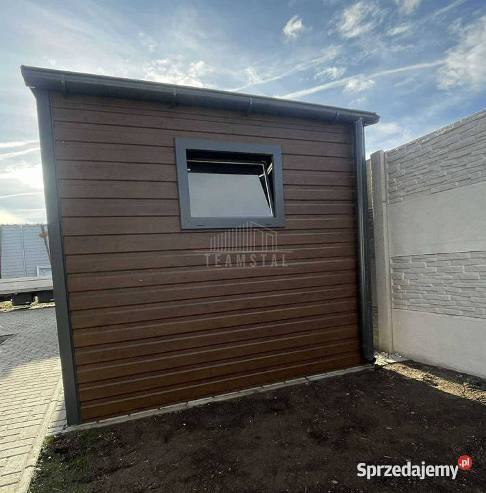 Schowek domek ogrodowy 5x25m drzwi 2x okno rynny śląskie Wisła
