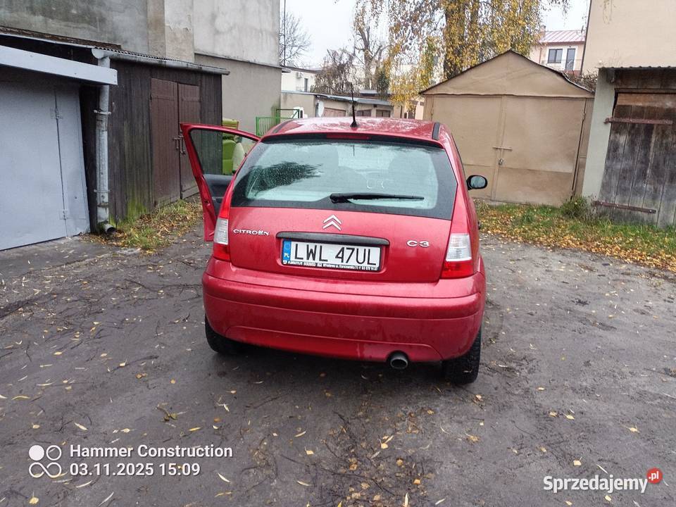Citroen C3 2007r 14 b exkluzive długie opłaty Włodawa