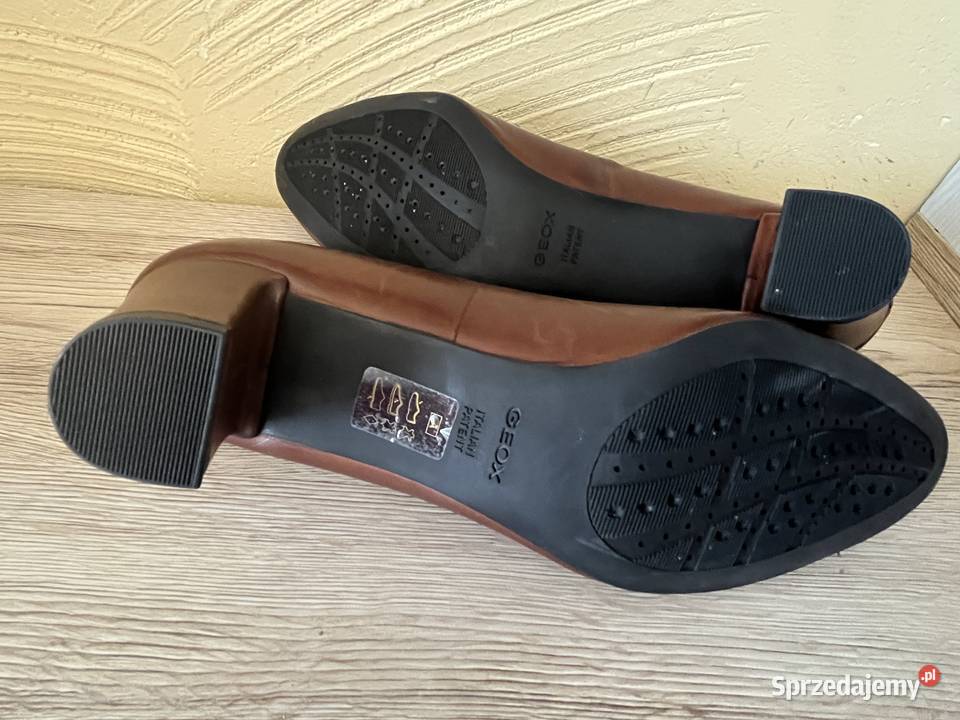 Geox Respira Italian Patent czółenka skórzane Jastrzębie-Zdrój
