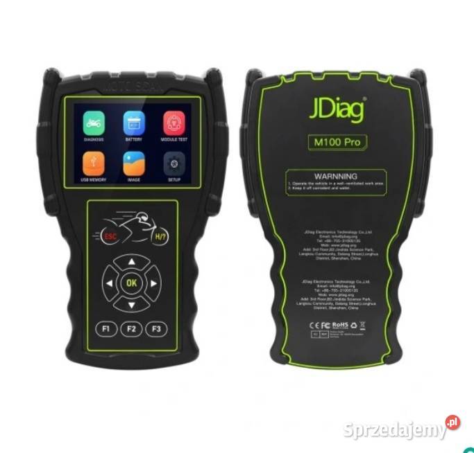 JDIAG M100 PRO interfejs motocykle skutery Diagnostyka silnika i elektroniki Kalisz sprzedam