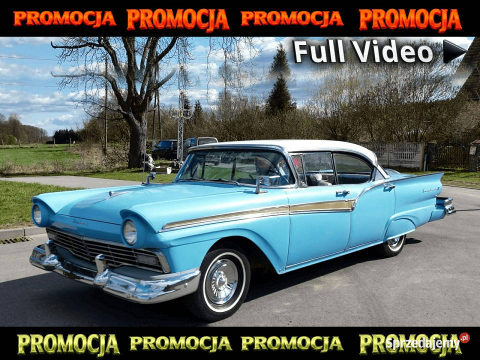Ford Fairlane PROMOCJA Ford Fairlane 500 1957 V8 lubuskie