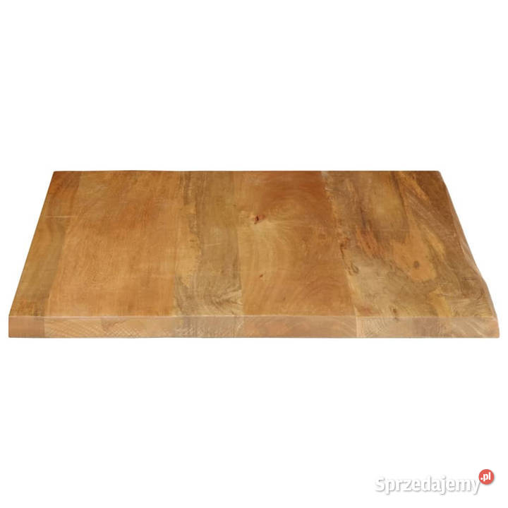 Blat stołu z naturalną krawędzią 80x80x25 drewno Akcesoria meblowe Warszawa