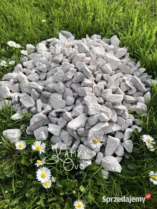 Kamień Ozdobny Biały Grys Biały do Ogrodu i Bełszewo-Kolonia sprzedam