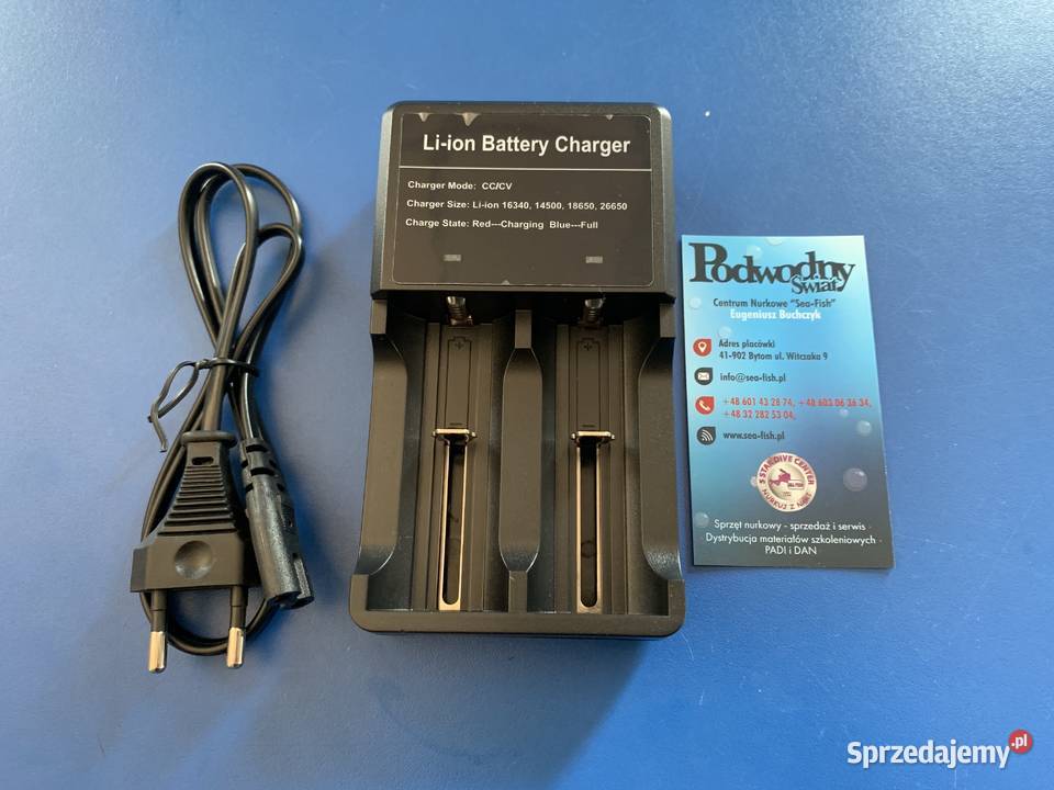 Latarka nurkowa H17 z akumulatorem i ładowarką Bytom