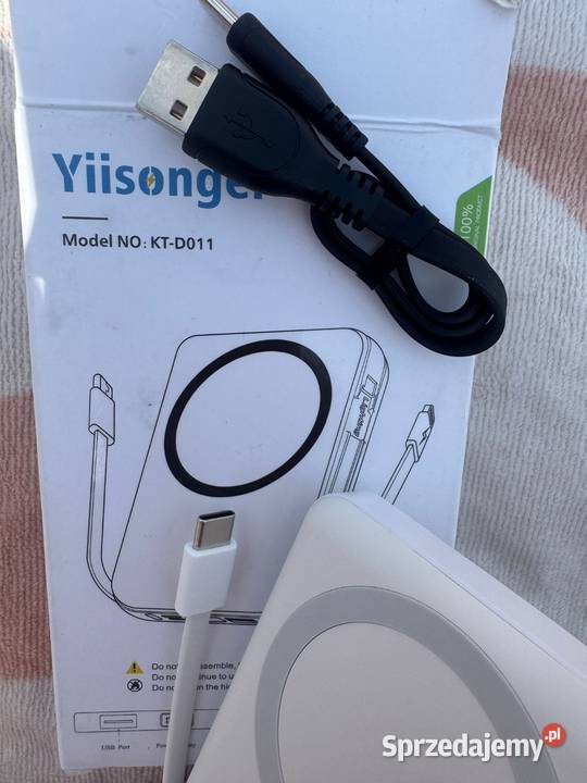Powerbank Indukcyjny Magsafe 10000 mAh Nowy wielkopolskie Kalisz