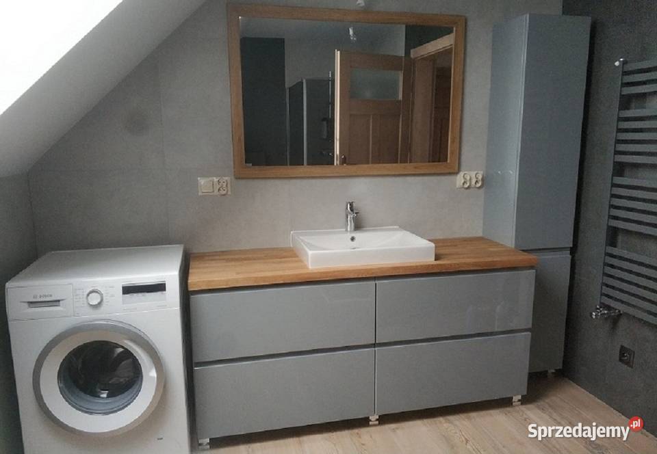 Szafka łazienkowa pod umywalkę lakier szary Warszawa sprzedam