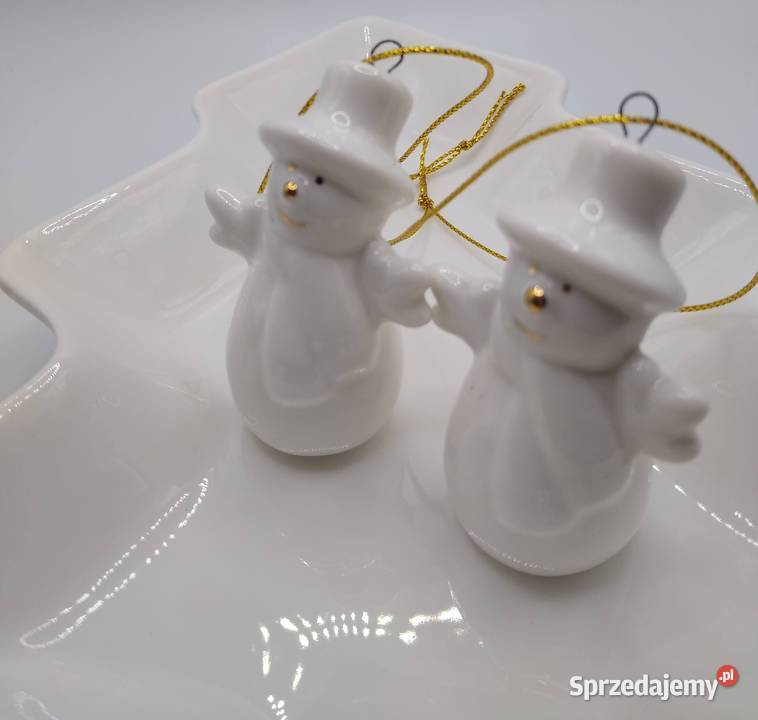 Bałwan Bałwanki Ceramika 2 sztuki pomorskie sprzedam