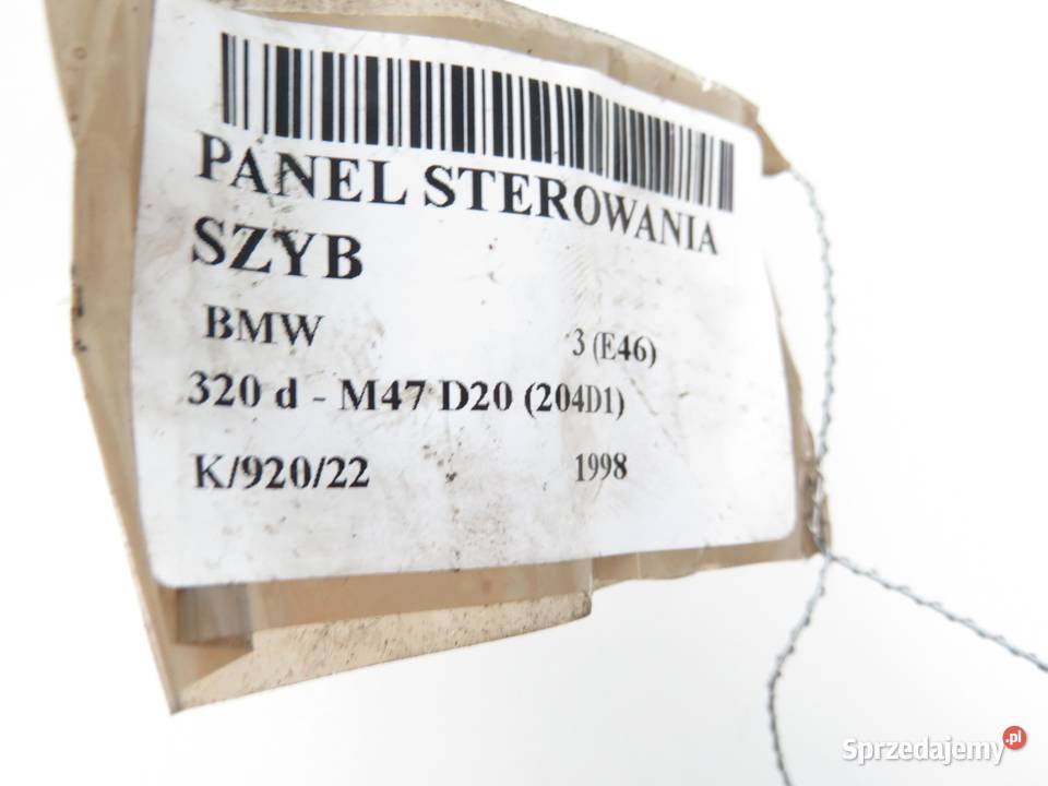 PANEL SZYB BMW 3 E46 8381518 03120010