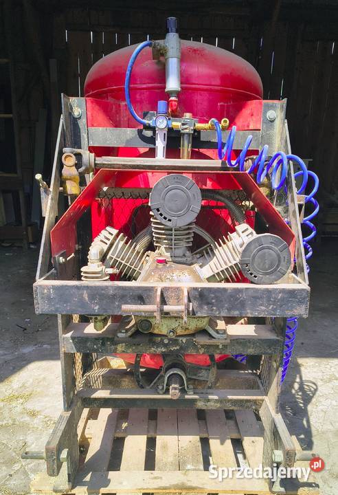 Kompresor WOM sadowniczy LACME 530L, Bogaty Zestaw