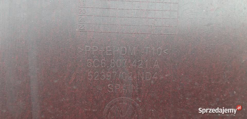 VW POLO V 6C LIFT ZDERZAK TYŁ TYLNY PDC osobowe Zderzaki Bieleń