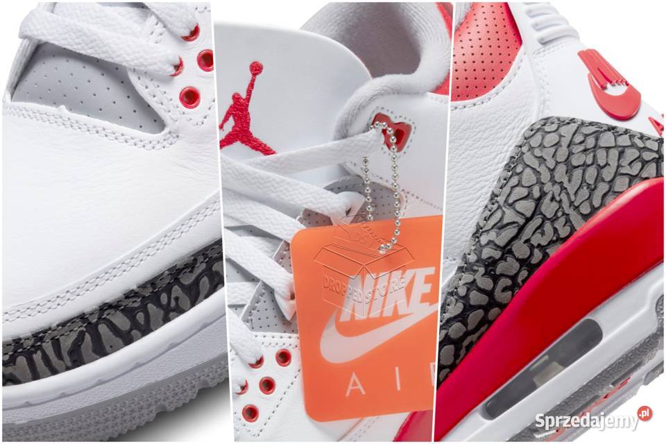 Nike AIR JORDAN 3 Fire Red DN3707160 Szczecin