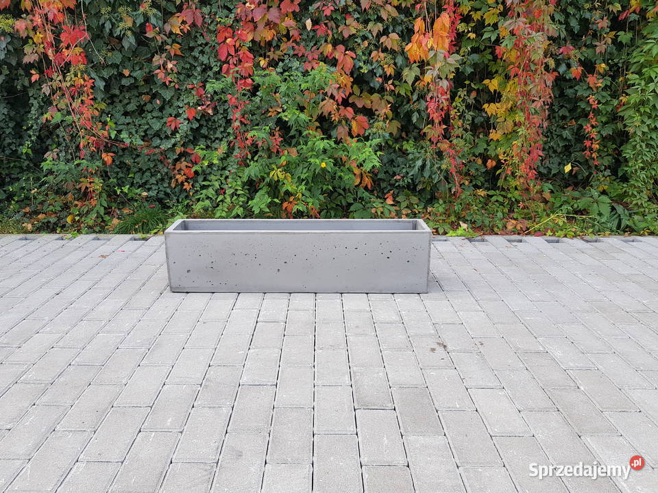 Donica Betonowa Slim 100x20x25 wysyłka inne Ogród Rawicz sprzedam