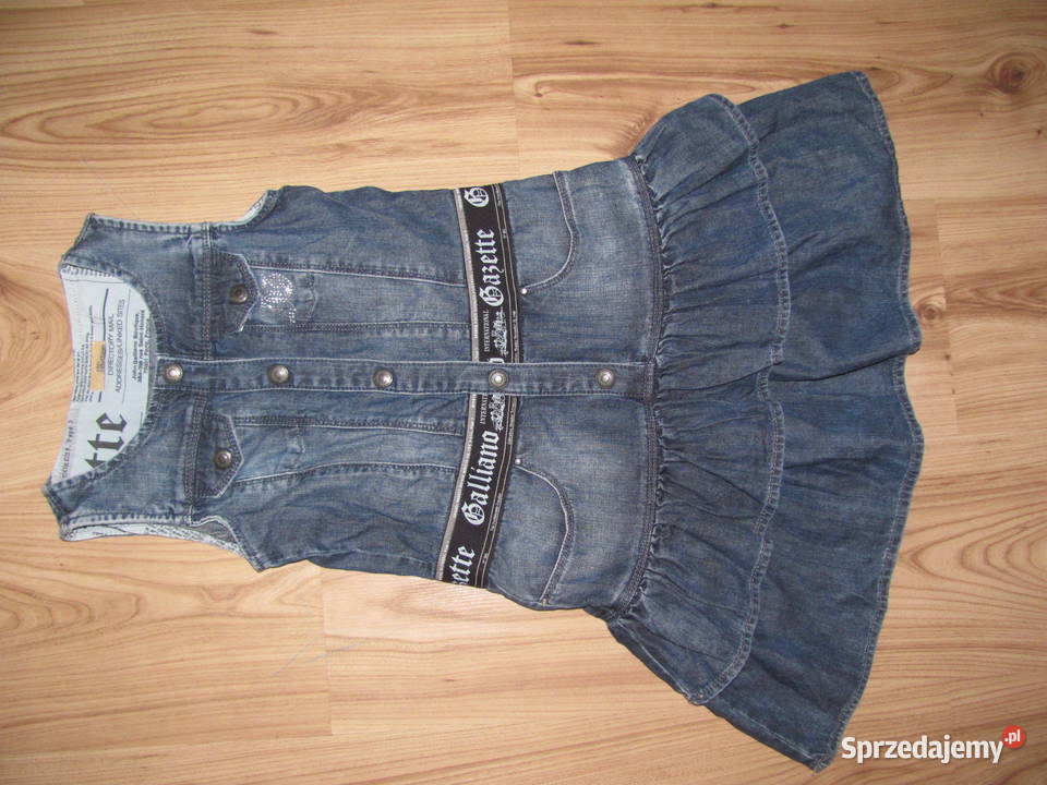 Kids John Galliano Gazette Jeans Dress Zamość