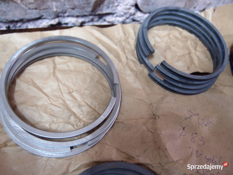 pierścienie tłoka IV szlif fi 83mm komplet Żuk Łódź