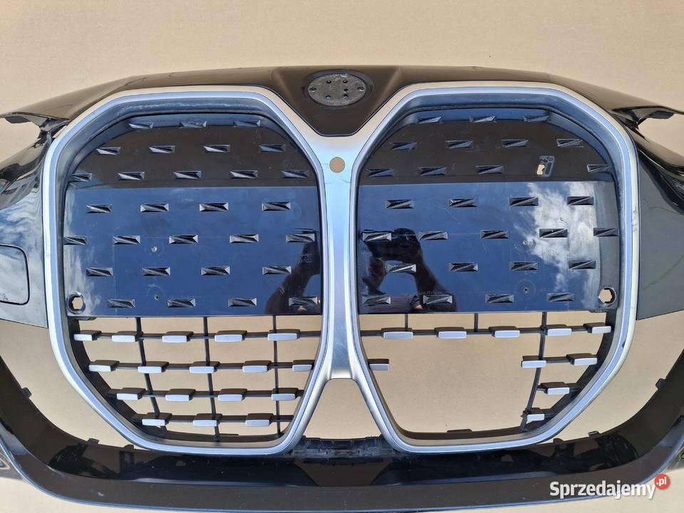 BMW 4 G26 I4 MPAKIET ZDERZAK PRZÓD PRZEDNI GRILL Bieleń