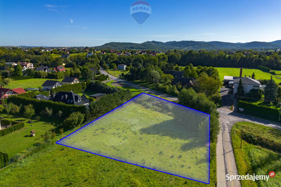 Działka 2676 m z mediami Roczyny budowlana