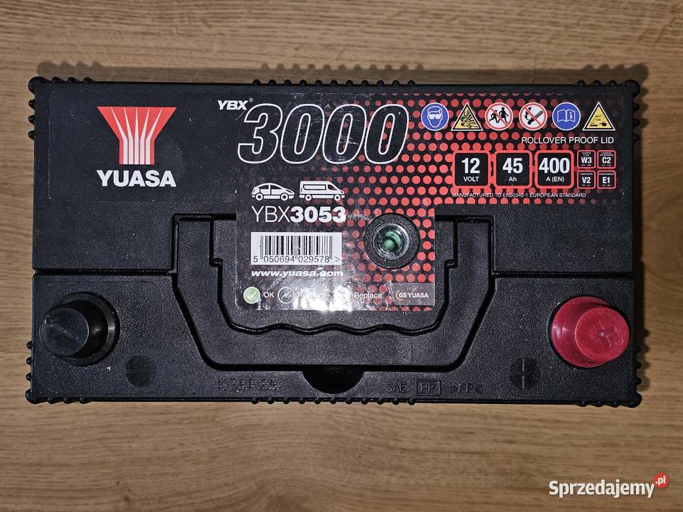 okazja nowy akumulator 45ah yuasa mała klema do