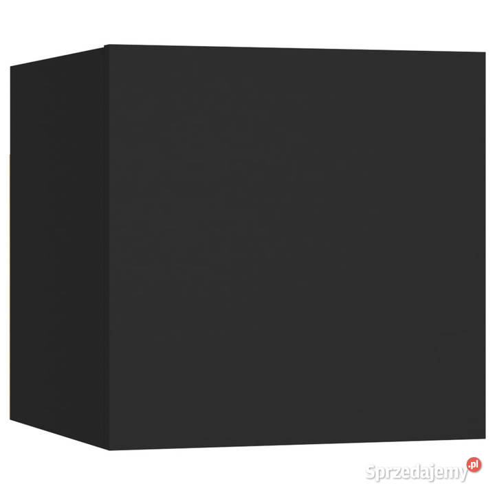 Wisząca szafka telewizyjna czarna 305x30x30 Warszawa