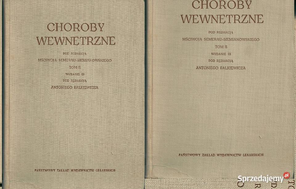 Choroby wewnętrzne Semerau Siemianowski t12 1959 Łódź