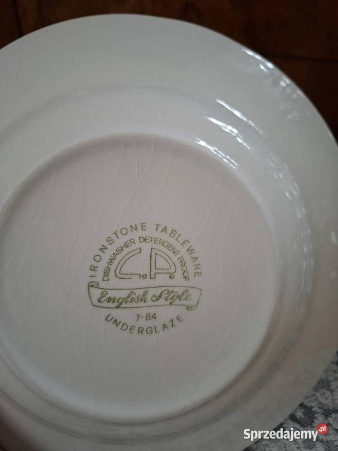 Unikatowy Zestaw Vintage 4 Głębokie Talerze CP Jaktorów-Kolonia