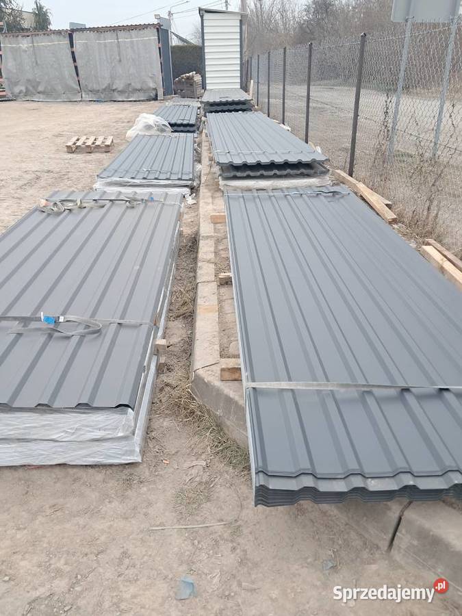 Blachy trapezowe T18 T7 T35 mix kolorów wielkopolskie Nowe Skalmierzyce