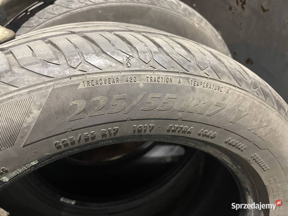 Opony 22555R17 Wałbrzych sprzedam