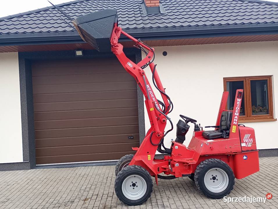 Ładowarka Weidemann 1240szufla widły paletowe lubelskie