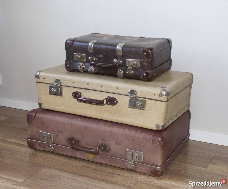 Stare walizki podróżne Toruń