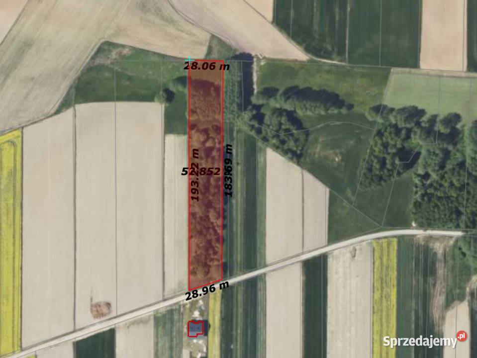 Działki zalesione Kopiec